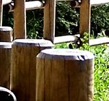 Hidrojardín Rioja Troncos de madera
